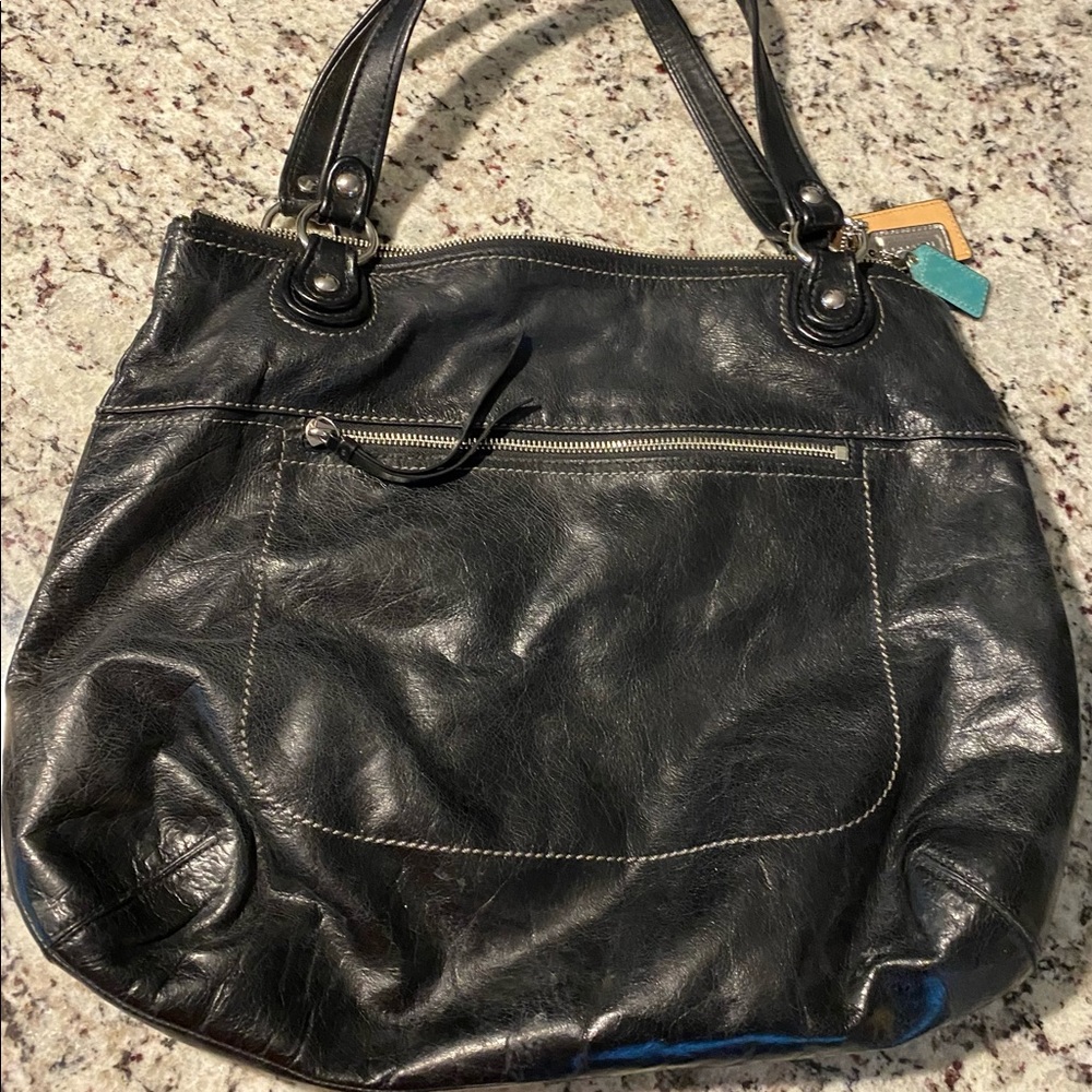Coach Large Hobo Bag-Black